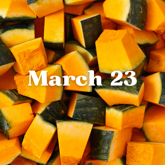 March 23rd Meal Delivery