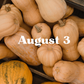 August 3 Meal Delivery