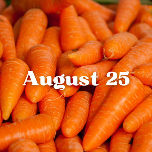 August 25th Meal Delivery