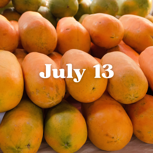 July 13 Meal Delivery
