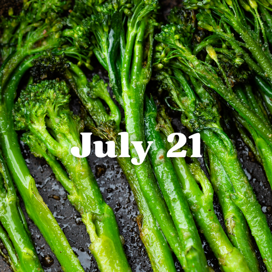 July 21st Meal Delivery