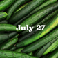 July 27 Meal Delivery