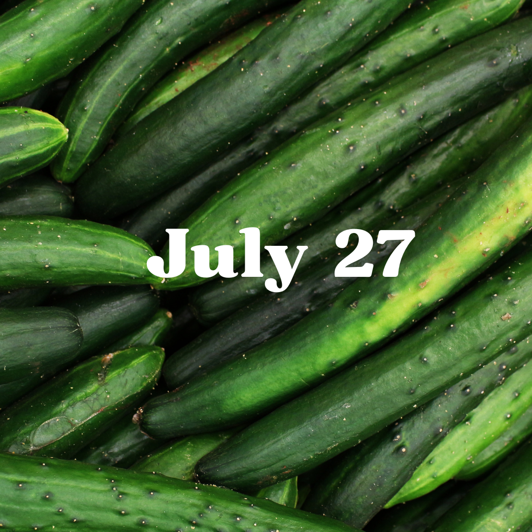 July 27 Meal Delivery