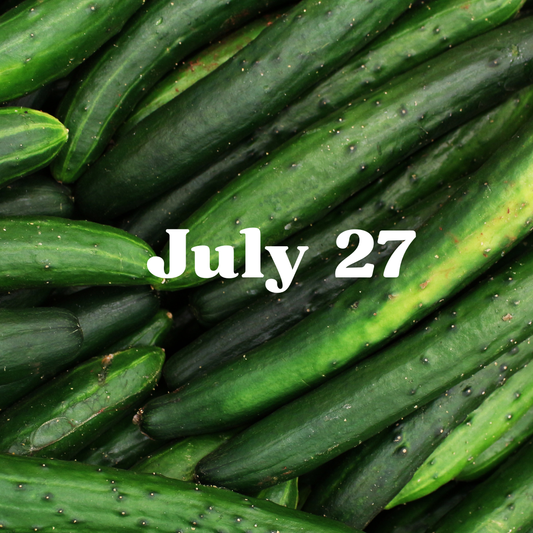 July 27 Meal Delivery