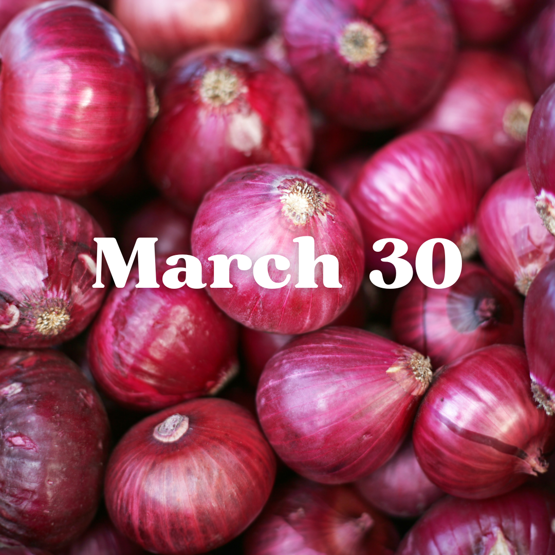 March 30th Meal Delivery