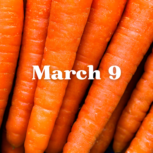 March 9th Meal Delivery