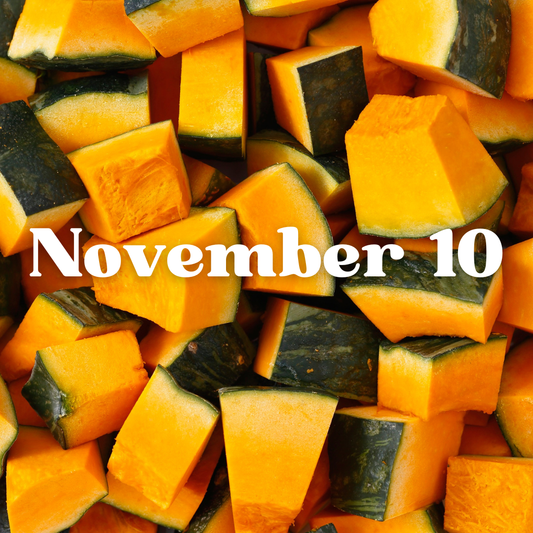 November 10th Meal Delivery