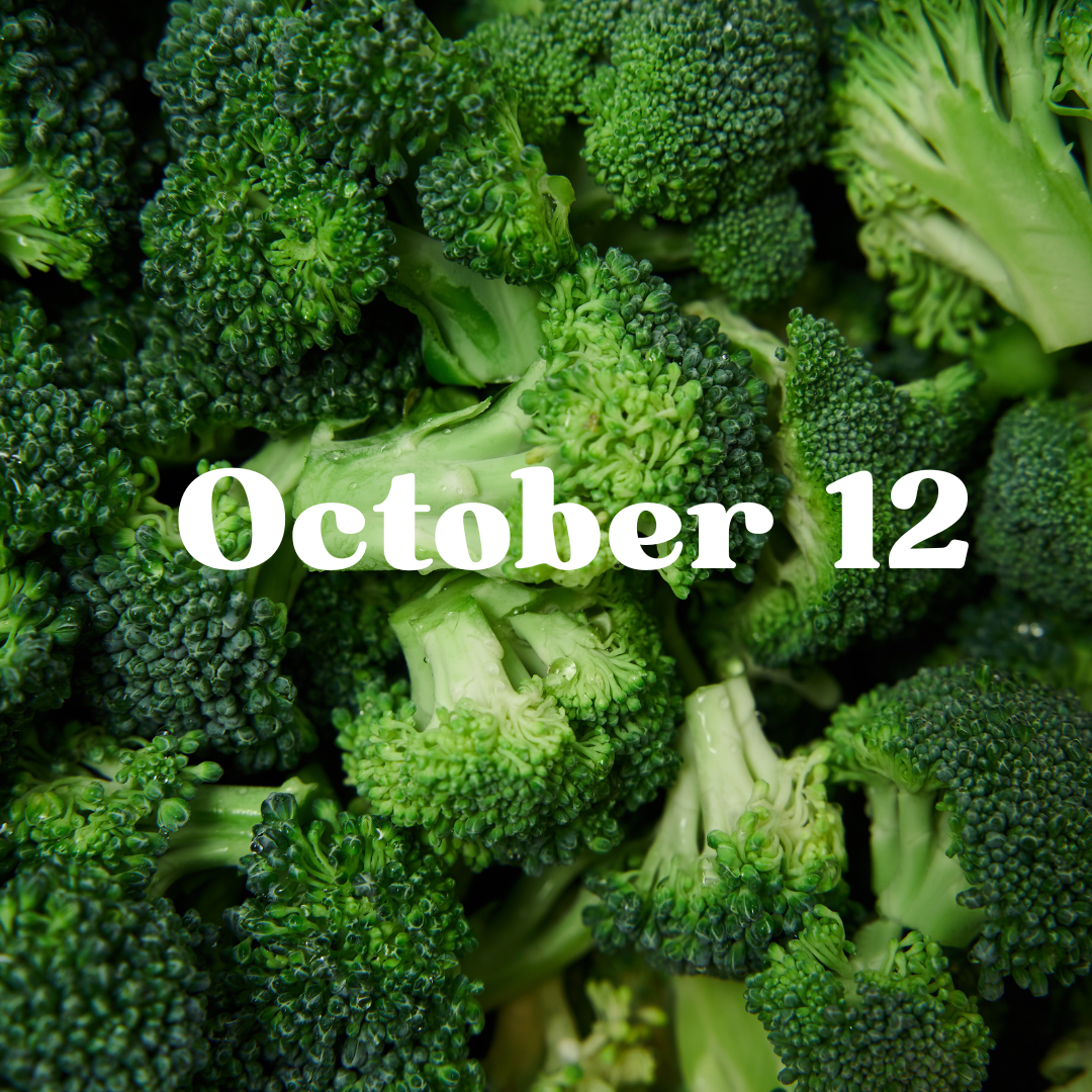 October 12 Meal Delivery