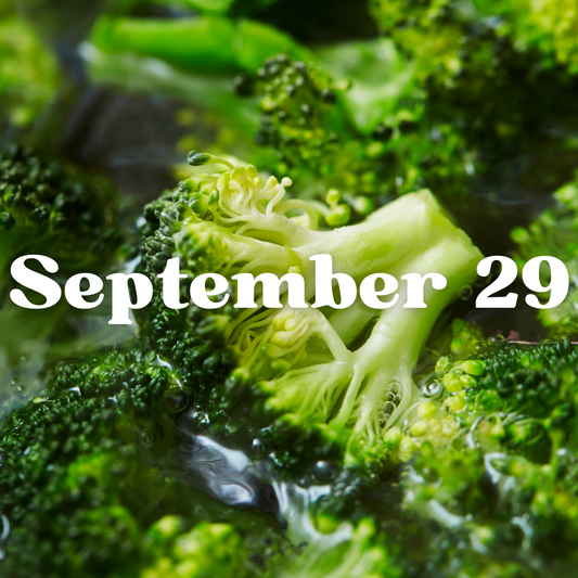 September 29th Meal Delivery
