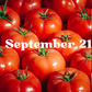September 21 Meal Delivery